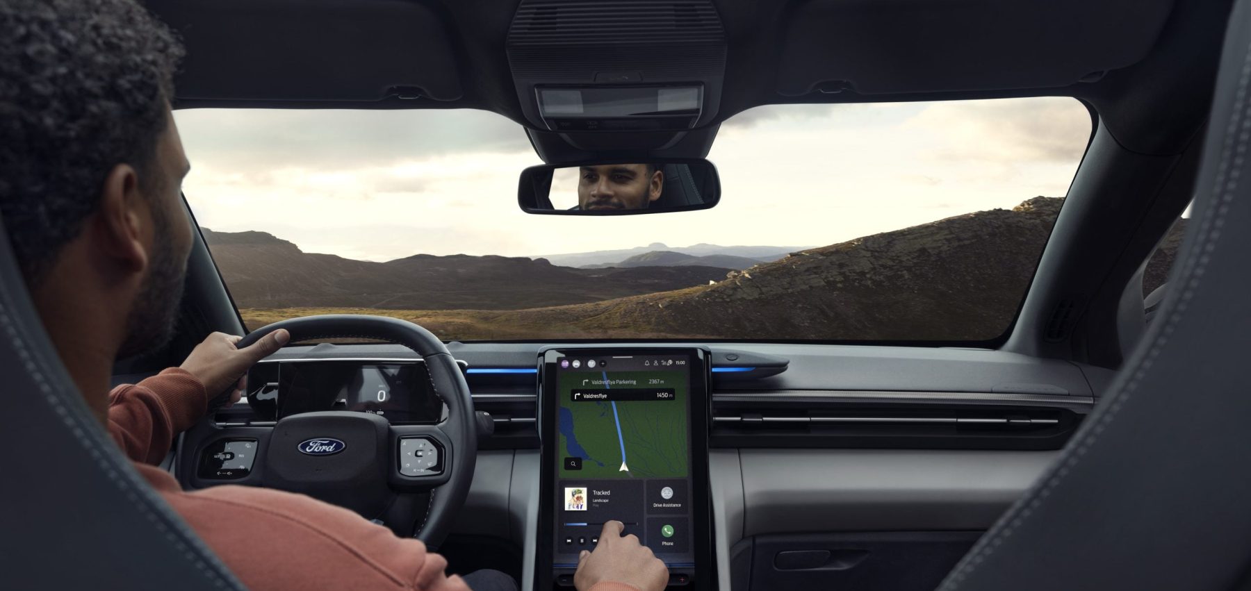 2023 Ford Ny elektrisk Explorer bilder fra Norge (11)